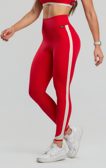 Legging Fitness Cós Alto Duplo Poliamida Zero Transparência - Pulse
