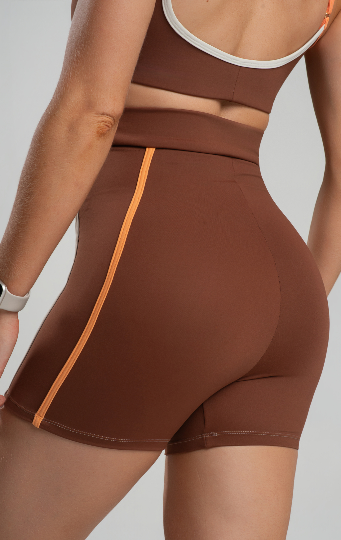 Short Fitness Feminino Pala Dupla Cós Alto Poliamida - DNA Loren