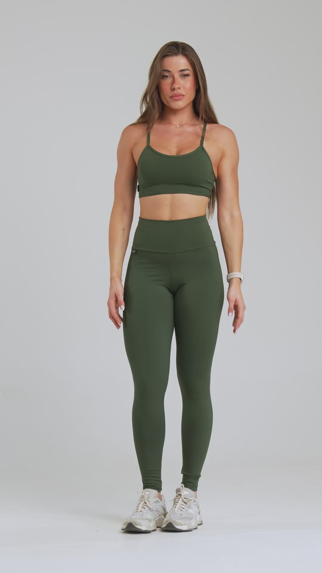 Top Fitness Feminino Pala Dupla Tiras Poliamida Zero Transparência